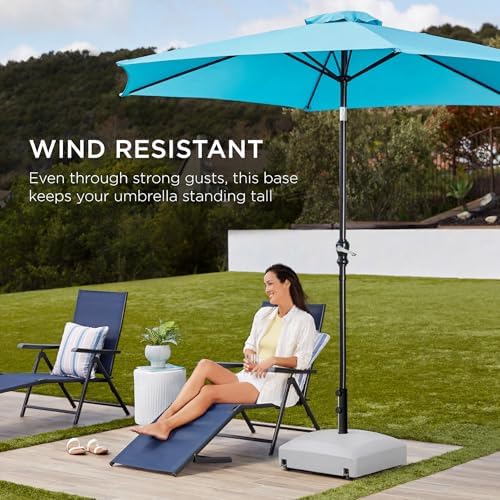 Best Choice Products 123lb Capacity Fillable Mobile Umbrella Base Heavy Duty - Image 3