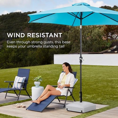 Best Choice Products 123lb Capacity Fillable Mobile Umbrella Base Heavy Duty - Image 3