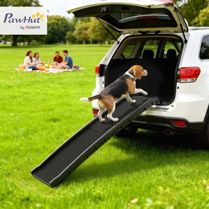 PawHut Folding Dog Ramp, 61 Inches Portable Pet Ramp - Image 2