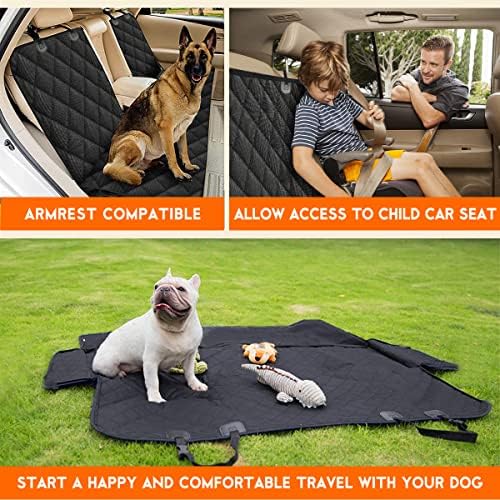 Yuntec Dog Car Seat Cover, Back Seat Cover - Image 6