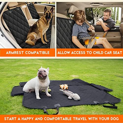 Yuntec Dog Car Seat Cover, Back Seat Cover - Image 6