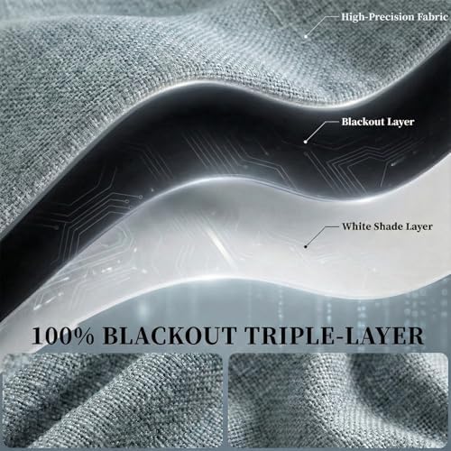 100% Blackout Self Adhesive Curtains Portable Curtain Simple and Easy to - Image 4