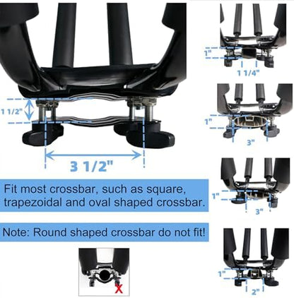 2 Pairs Heavy Duty Kayak Roof Rack, J-Bar Carrier Holder - Image 5