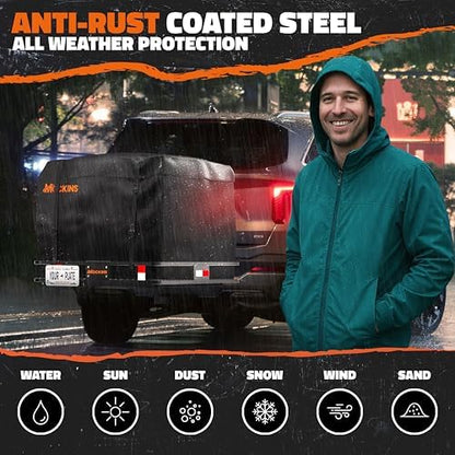 Mockins 40"x40"x6" Heavy-Duty Square Trailer Hitch Cargo Carrier 500 Lb Cap - Image 5