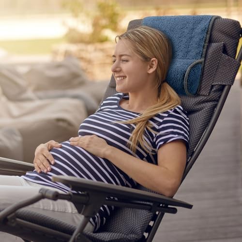 Weysat Head Neck Pillow for Recliner Chair Head Rest Roll, Haze Blue - Image 4