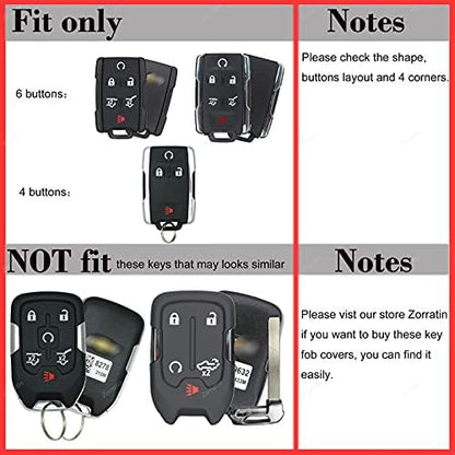 Silicone Remote Key Fob Cover Protector GMC Yukon and Chevrolet Suburban Tahoe - Image 2