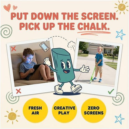 Sidewalk Chalk Holder for Kids and Toddlers – Stand-Up Outdoor Chalk Stick - Image 5
