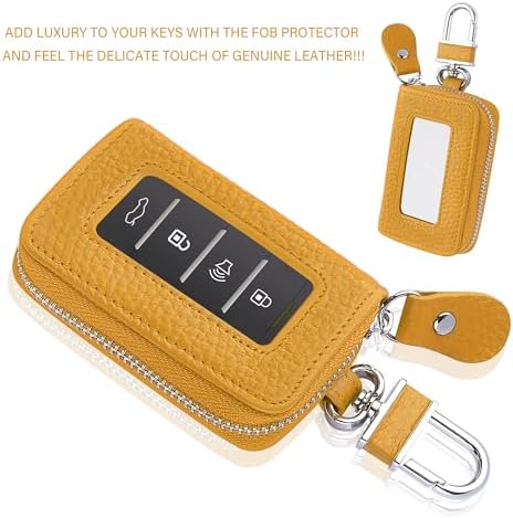 Car Key Fob Case for Replacing Old Key Fob Cover, Genuine Leather Car Key Case - Image 4