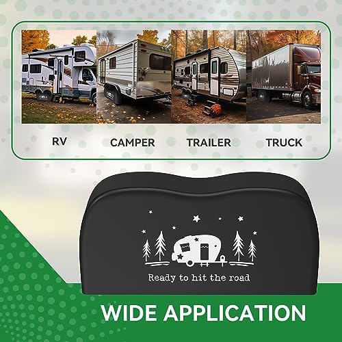 RV Tire Covers, Dual Axle Tire Covers 2 Pack, Fit 30"-33" Dia Tire - Image 6