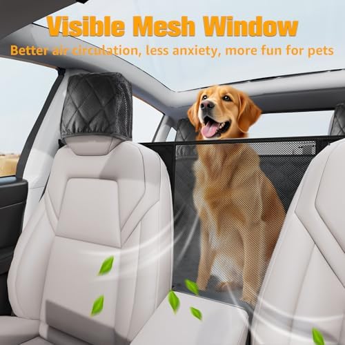 PETICON Dog Seat Cover for Tesla Model 3 & Y Back Seat + 2 Door Protectors - Image 4