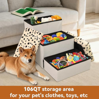 Zerbuger Dog Stairs with Storage - Image 5