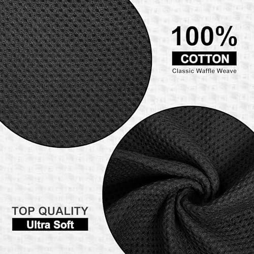 Kitinjoy 100% Cotton X‑Large 4-Pack Kitchen Towels - Image 2