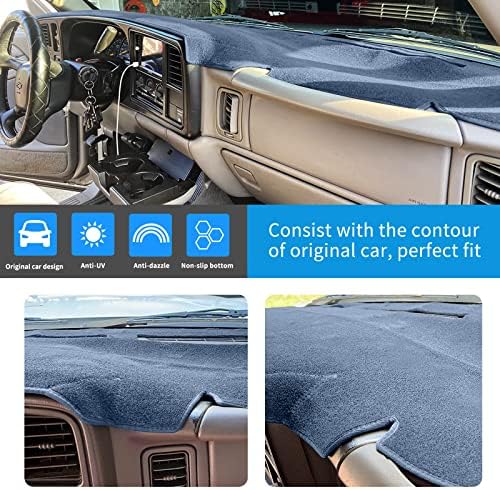 Dashboard Cover for Chevrolet Silverado 1500 2500 3500 1999-2006 Avalanche - Image 3