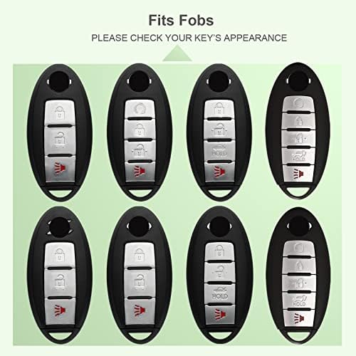 Compatible with Nissan Key Fob Cover Altima Maxima Rogue Armada Pathfinder - Image 3