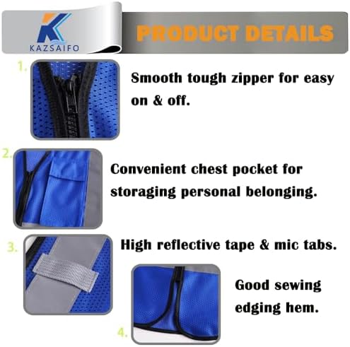 Hi Vis Reflective Safety Vest for Men Women - Image 3