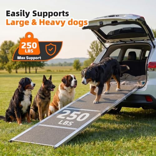 Dog Ramp for Car, "  × "  Ultra-Wide Aluminum Outdoor Pet Ramp for - Image 6