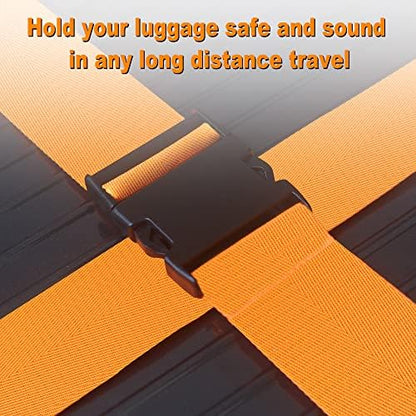 Chelmon Luggage Straps for Suitcases TSA Approved Travel Essentials 8 Pack - Image 4