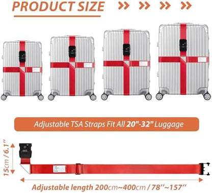 TSA Approved Luggage Straps - Image 3