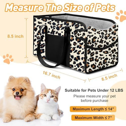 Portable Dog Car Seat for Small Dogs, Puppy Car Seat - Image 2