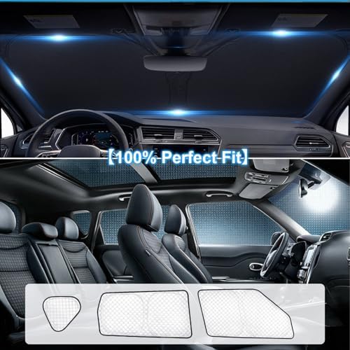 KMF 8pcs Thicken Sun Shades for Kia Soul 2014-2019 Accessories, Soul Full Car - Image 6