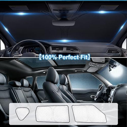 KMF 8pcs Thicken Sun Shades for Kia Soul 2014-2019 Accessories, Soul Full Car - Image 6