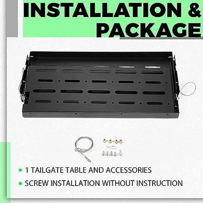 KUAFU Foldable Door Tailgate Table Compatible - Image 7