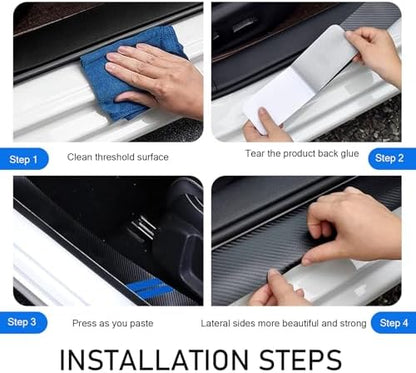 4PCS Door Sill Protector Compatible - Image 5