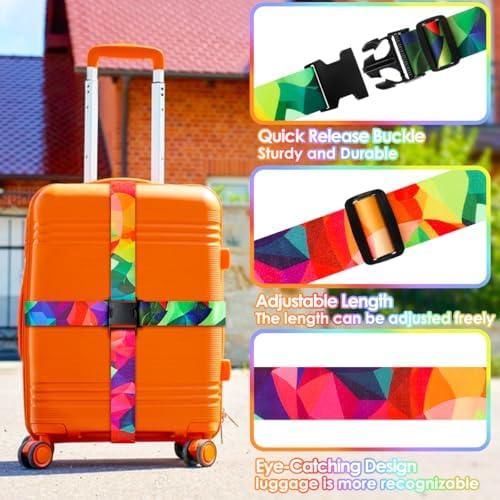 Gutsdoor Luggage Straps for Suitcases Adjustable Travel Belt, Connector Holds - Image 2