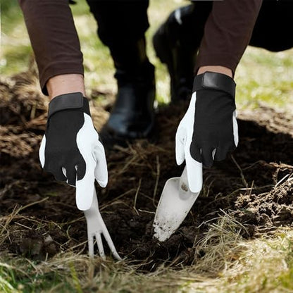 HANDLANDY Work Gloves for Men & Women, Utility Mechanic Working Gloves Touch - Image 6