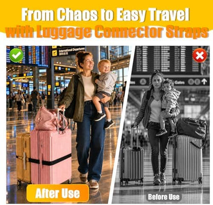 Luggage Straps Suitcases, Adjustable 3 PCS Storage Bag - Image 2