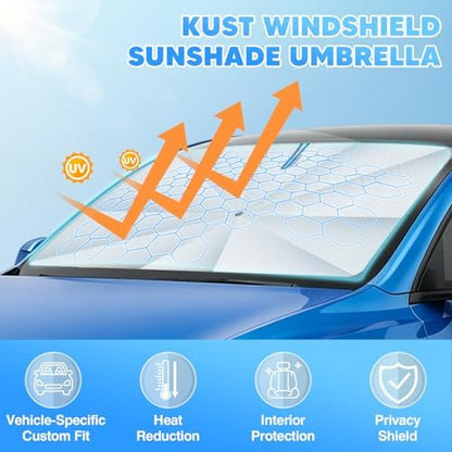 KUST Windshield Sun Shade Umbrella - Image 2