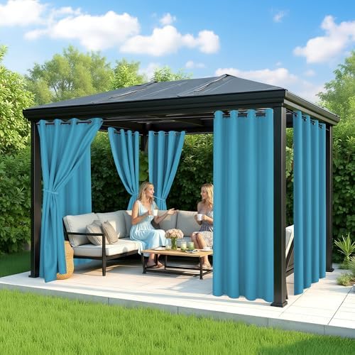 Patio Curtains Outdoor Waterproof, Privacy Drapes - Image 4