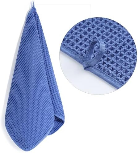 POLYTE 430 GSM Poly Blend Microfiber Quick Dry Waffle Hand Towel, 16x30 in - Image 3
