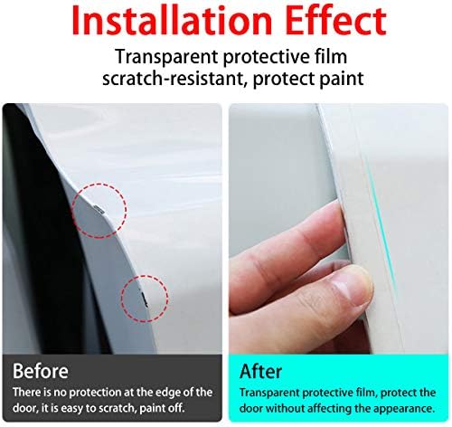 Storystore Car Door Edge Guard, 2.7 in x 33 Ft Clear Door Edge Protector - Image 4
