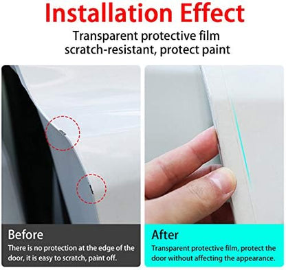 Storystore Car Door Edge Guard, 2.7 in x 33 Ft Clear Door Edge Protector - Image 4