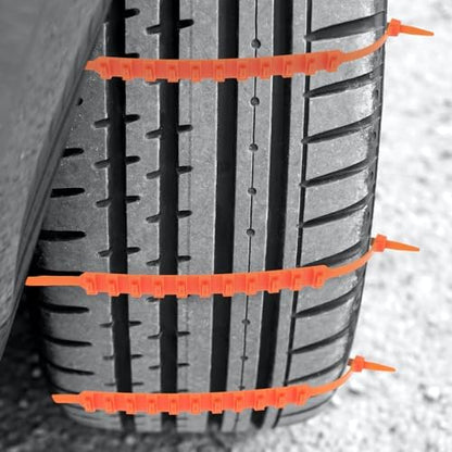 GALPADA 10Pcs Nylon Snow Tire Chains Anti-skid Traction Straps - Image 3