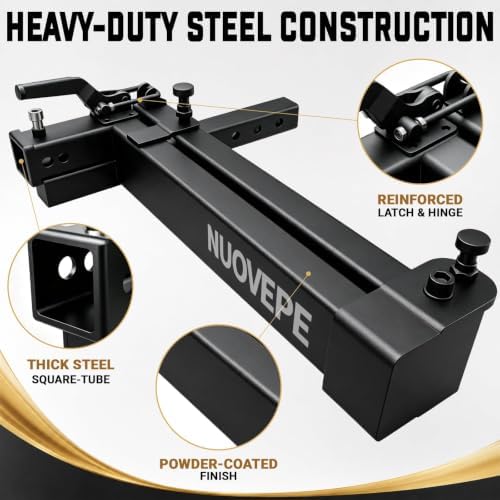 Swing Away Hitch Adapter PRO, 350 lb Capacity, Fits 2-Inch Receiver - Image 2