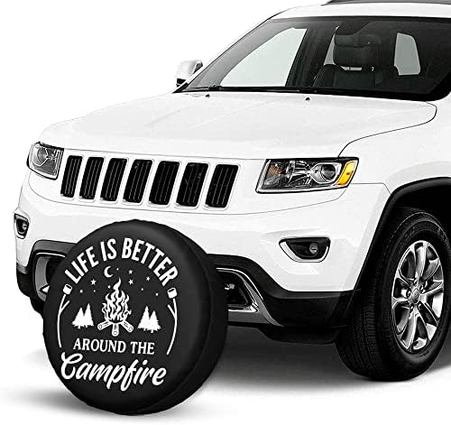 Life is Better Around The Campfire Rv Spare Tire Cover - Image 2