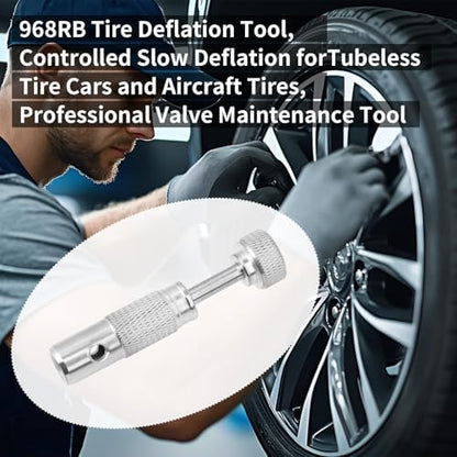 968RB Valve Stem Removal & Installation Tool | Rapid & Safe Deflation | Fits - Image 4