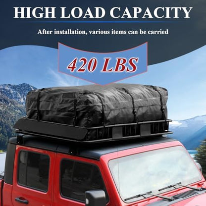 Roof Rack Cross Bars Fits for 2007-2018 Wrangler JK & 2018-2024 Wrangler JL - Image 3