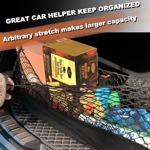 Cargo Net for Toyota Tacoma Pickup Trunk Car Rear Tailgate Touring Netting - Image 2