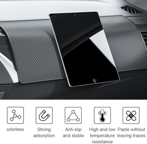 GLSOWEE Car Dashboard Anti-Slip Mat, 10.6"×5.9" Non-Slip Adhesive Pad - Image 4