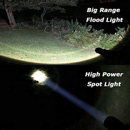 JARDLITE LED Emergency Handheld Flashlight, 4 Pack, Adjustable Focus, Water - Image 5