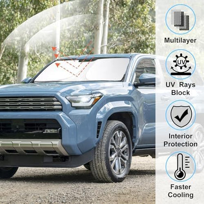 Windshield Sun Shade for 2025 2026 Toyota 4Runner Accessories - Image 2