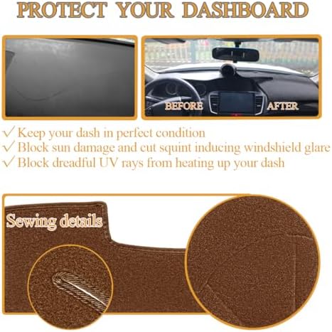 Dash Cover Mat for 2000-06 Chevy Suburban Tahoe Avalanche Y44 - Image 5