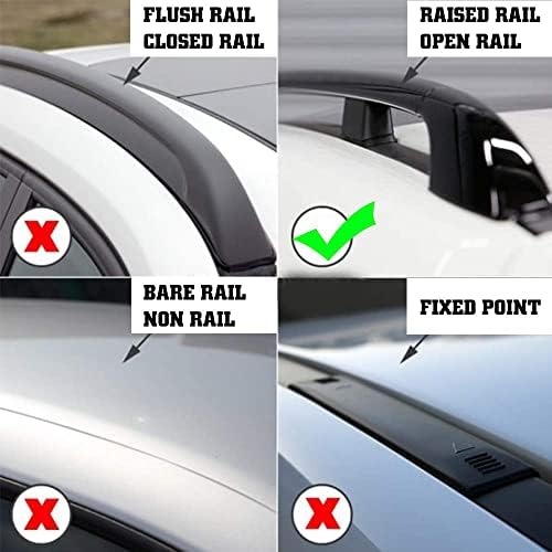 Aero Aluminum Universal 56'' Roof Rack Cross Bars, Existing Raised Side Rail - Image 5