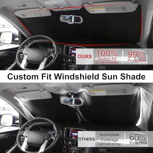 Windshield Sun Shade for 2019-2026 Toyota RAV4 RAV-4 Accessories - Image 3