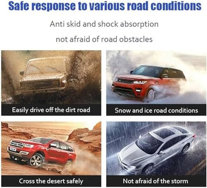 Anti Slip Tire Strap, Reusable Car Winter Zip Tie Tire Snow Wheels Chains - Image 7