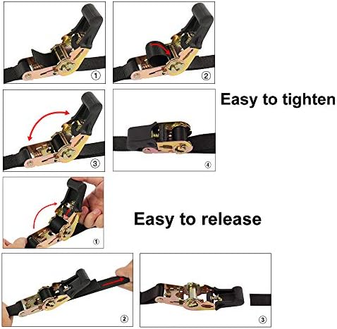 Ayaport Endless Ratchet Straps, 20FT Heavy Duty Cargo Tie Downs - Image 4