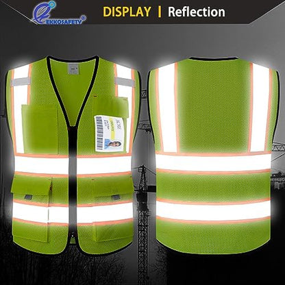High Vis Safety Vest for Men - Image 5